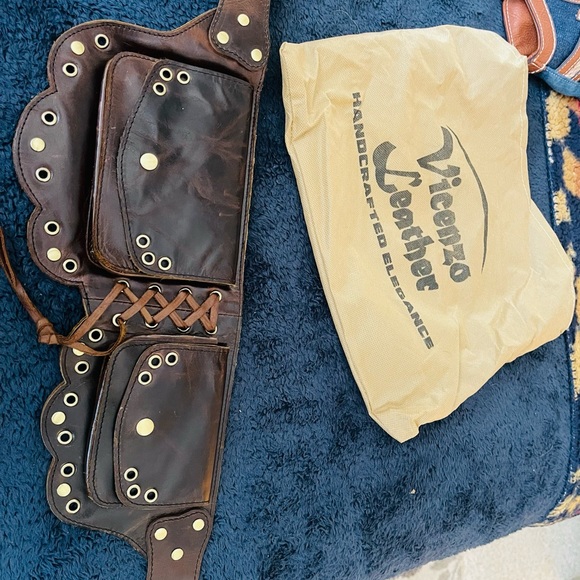 Genuine leather belt wallet - Picture 3 of 4